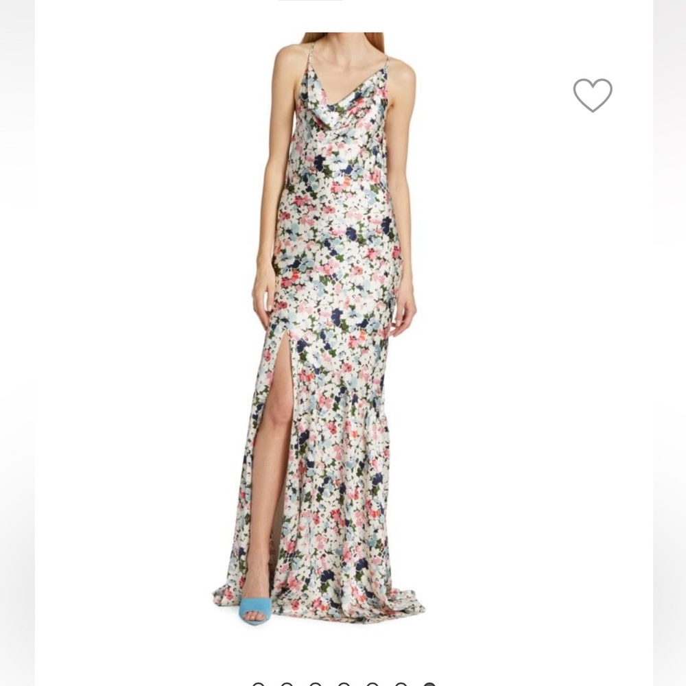 Prom silk dress